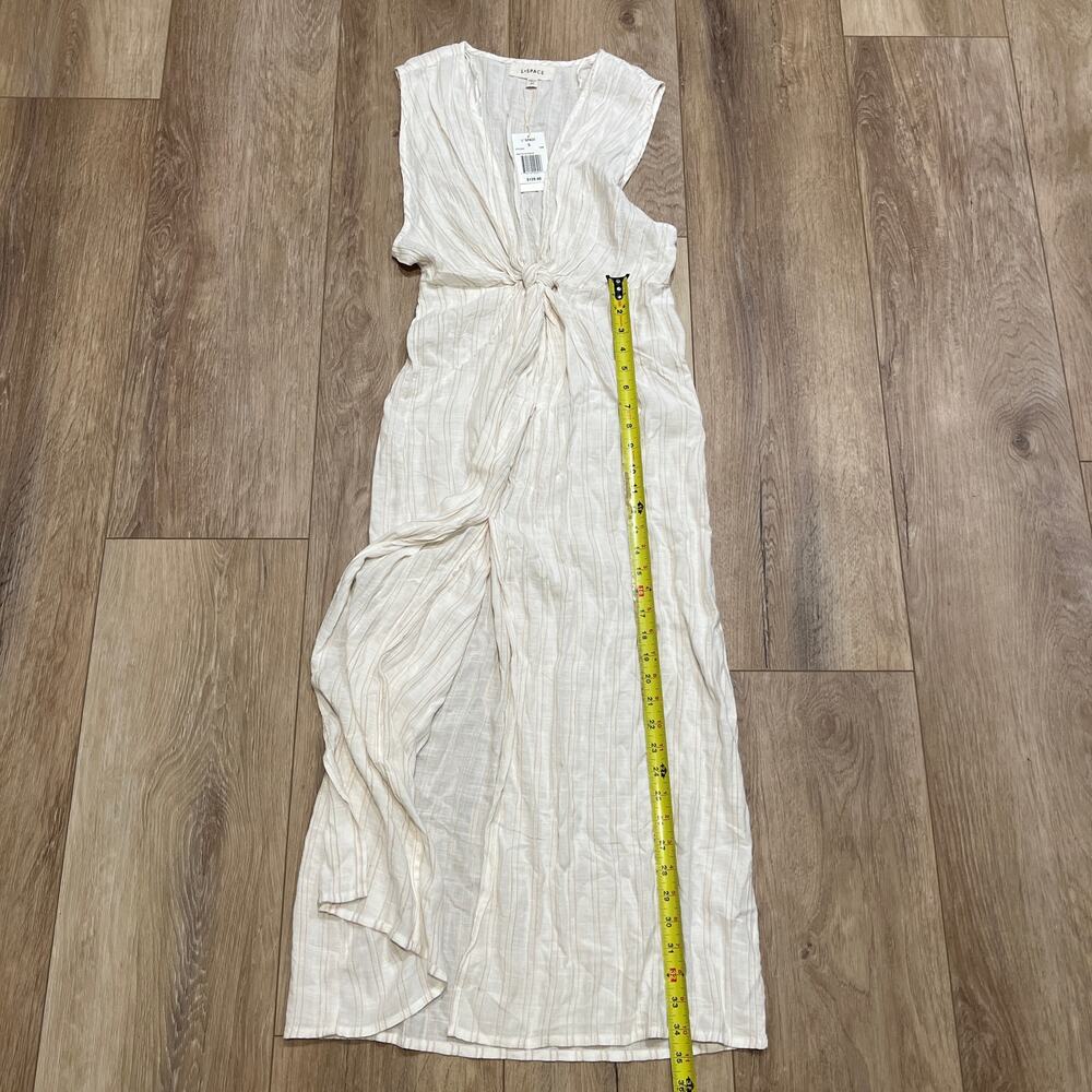 L*SPACE Women's Down The Line Cover-Up Size S In Cream - Picture 9 of 12